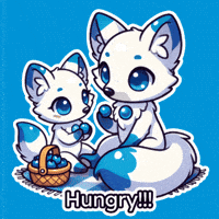 Snacktime Blueberries GIF