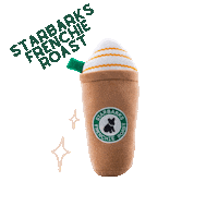 coffee frenchie dog toy haute dog toys Sticker
