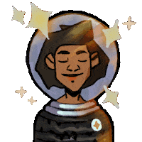 Outer Space Sticker by carriesloane