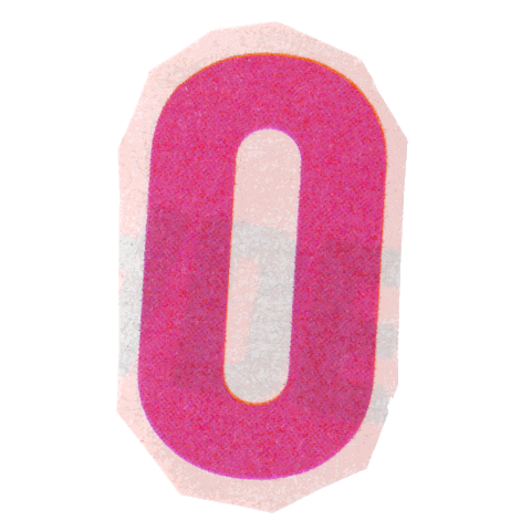 Typography Alphabet Sticker