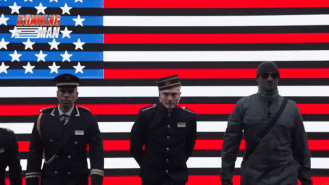 American Flag GIF by The Running Man