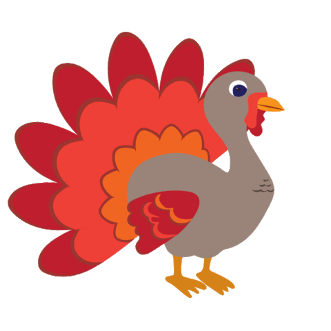 Thanksgiving Day Dance Sticker