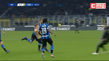 Happy Serie A GIF by ElevenSportsBE