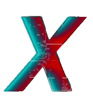 Glitch Alphabet Sticker by #BASILIO