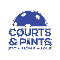 courtsandpints minnesota pickleball moorhead courts and pints Sticker