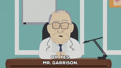 mr. garrison doctor GIF by South Park 