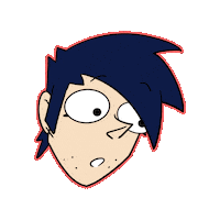 Surprised Cartoon Network Sticker