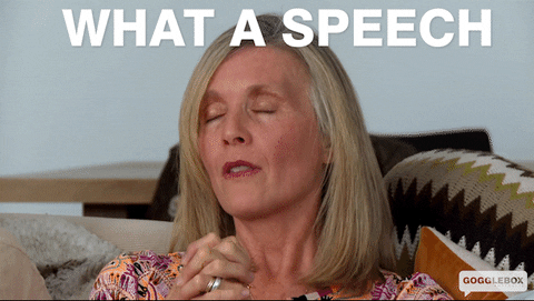 Speech Kate GIF by Gogglebox Australia