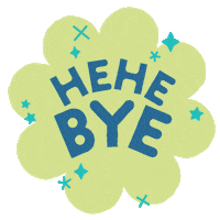 Flower Goodbye Sticker