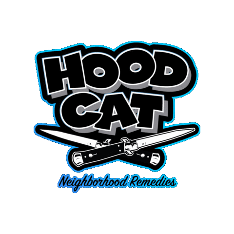 Hoodcatmfg latino lowrider lowbrow chicano Sticker