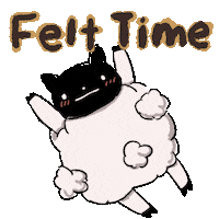 Sheep Needlefelt Sticker