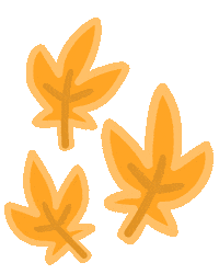 Maple Leaves Sticker Sticker by Ai and Aiko