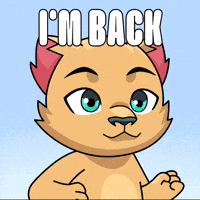Guess Whos Back Smiling GIF by Kabu