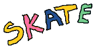 Skate Skateboard Sticker