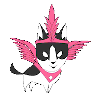 Kitty Carnival Sticker