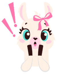 mundopuket surprise oh surpresa lhama Sticker