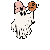 Cute Ghost Sticker by ZauberMerch