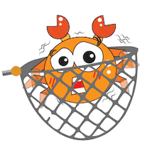 Fishing Crab Sticker