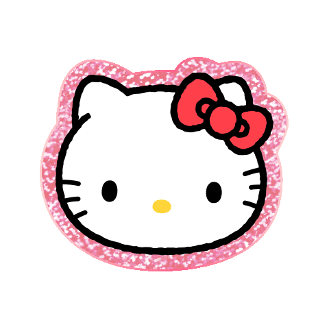 Hello Kitty Bling Sticker by Sanrio Korea