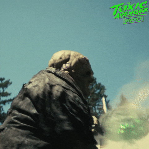 Toxic Avenger Throw GIF by Signature Entertainment