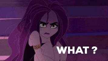 Confused What Is It GIF by Gods'School / The Olympian gods