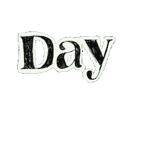 Day Text Sticker