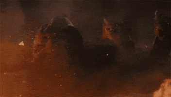 King Ghidorah Gold GIF
