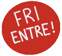 Kulturofritid free entrance fri entré freeentraance frientre Sticker