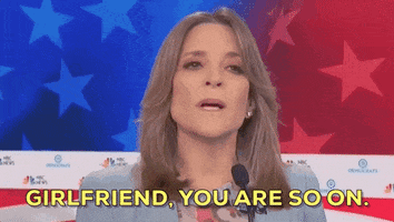 Marianne Williamson Girlfriend GIF by GIPHY News