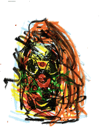 Rotoscoping Lowbrow Art Sticker