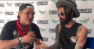 PopCultureWeekly interview handshake kyle mcmahon dashboard confessional GIF