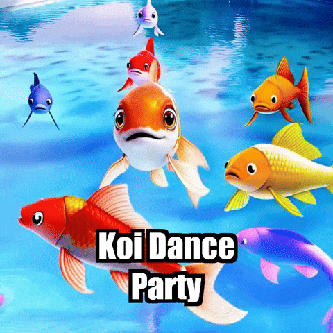 Koi Fish Dance Challenge GIF by TheConfishius