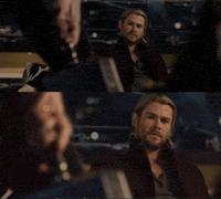 Captain America Thor Hammer GIF
