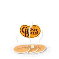 Hungry Breakfast Food Sticker by Cracker Barrel