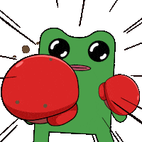 Lets Fight Fighting Sticker by fwogs