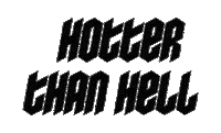 Hotter Than Hell Baby Sticker by Princess Polly Boutique
