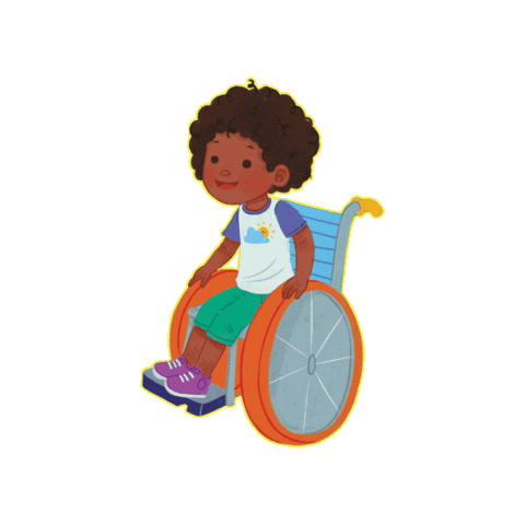 ShambhalaPubs kids exercise wheelchair inclusivity Sticker