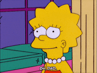 happy lisa simpson GIF