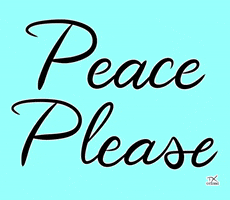 Peace Please GIF