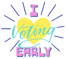 Vote Early Election 2020 Sticker by Art of Voting Early