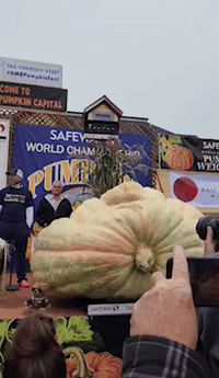 Giant 2,560-Pound Pumpkin Sets New North American Record