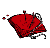 Suit Sewing Sticker by Vasco Vasconcellos