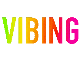 Vibing Good Vibes Sticker
