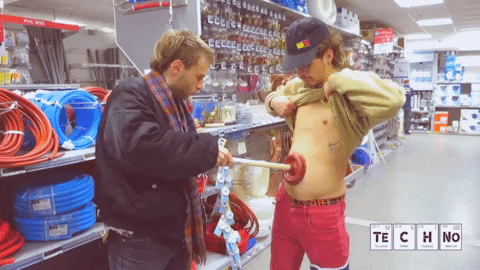neivounid giphygifmaker giphyattribution techno plunger GIF