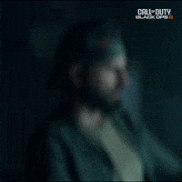 Sponsored gif. Man turns and stares menacingly at us.