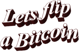 bitcoin flip Sticker by AnimatedText