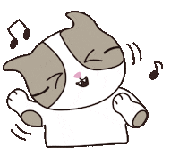 happiter__ 고양이 댄스 춤 신나 Sticker
