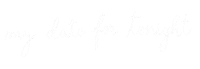 My Date Sticker