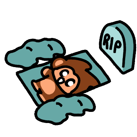 Im Dead Rest In Peace Sticker