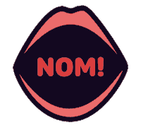 Nom Nom Mouth Sticker by Nuby USA